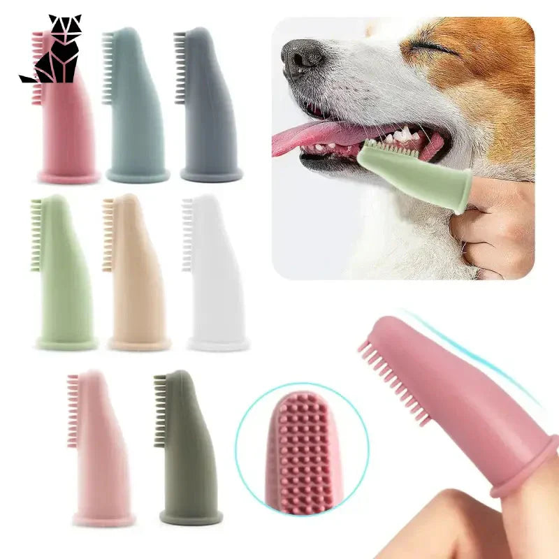 Brosse à dents super douce pour chiens et chats : Hygiène bucco-dentaire avec brosse à dents et dents super douce