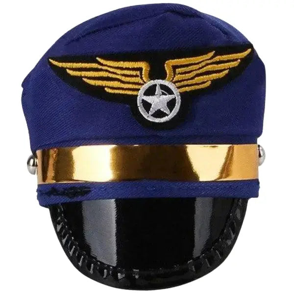 Casquette pour Chien Capitaine de Navire Transparent Background