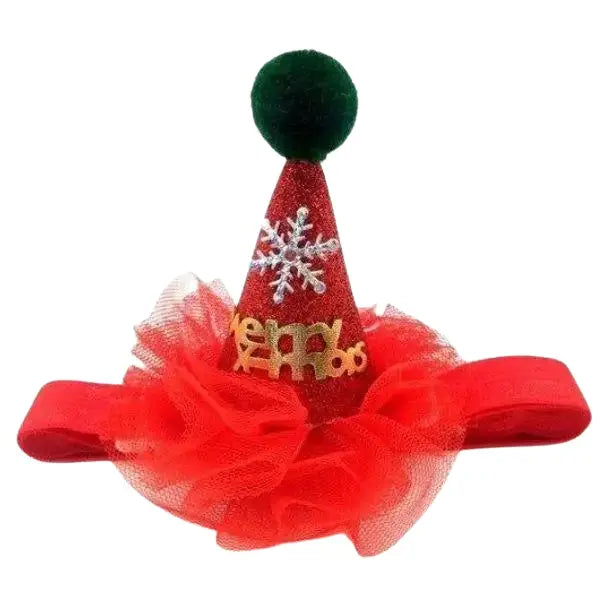 Chapeau pour Chien Pompom de Noël Transparent Background