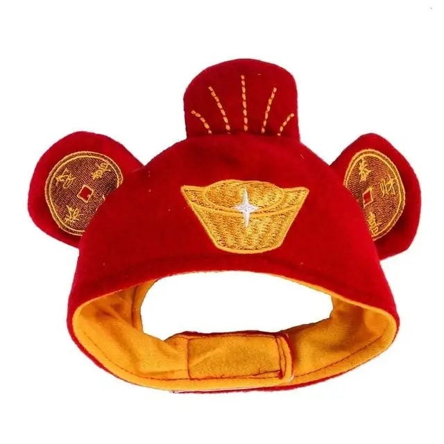 Bonnet pour Chat Rouge Asiatique