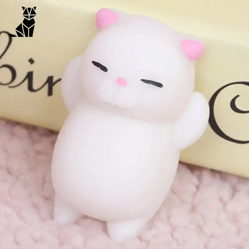 Figurine Chat Anti-stress: Votre Compagnon De Détente Idéal - Rose