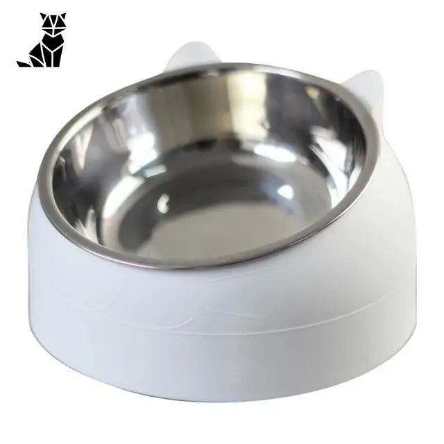 Gamelle orthopédique inoxydable inclinée chien & chat