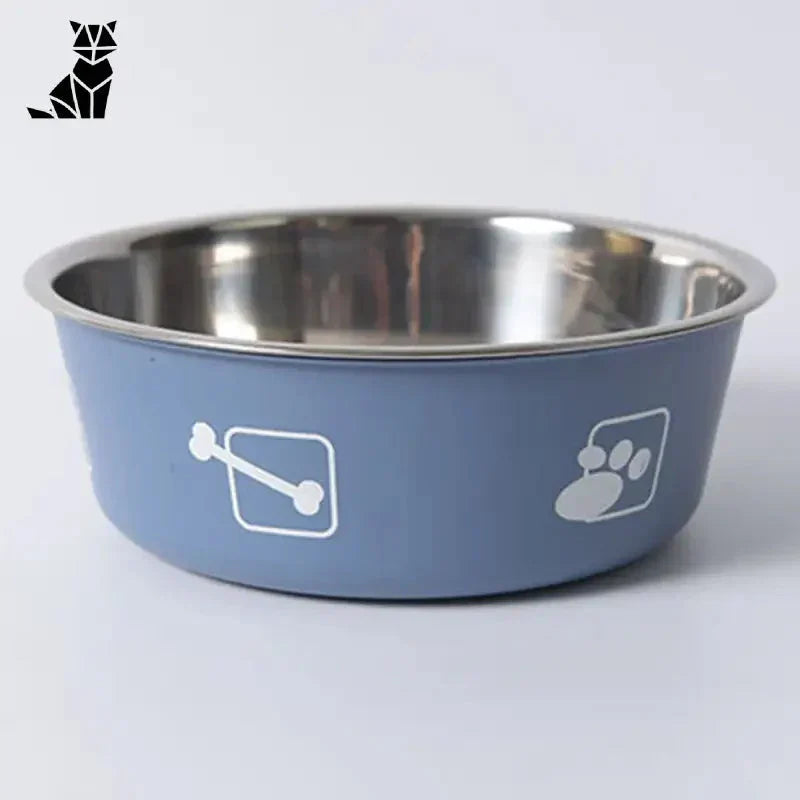 Gamelle pour chien originale en inox anti - dérapante