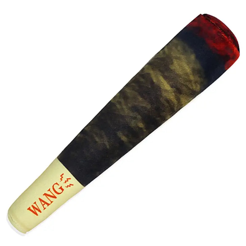 Jouet en forme de cigare avec sifflement, chaussettes et cravate rouge et noire incluses