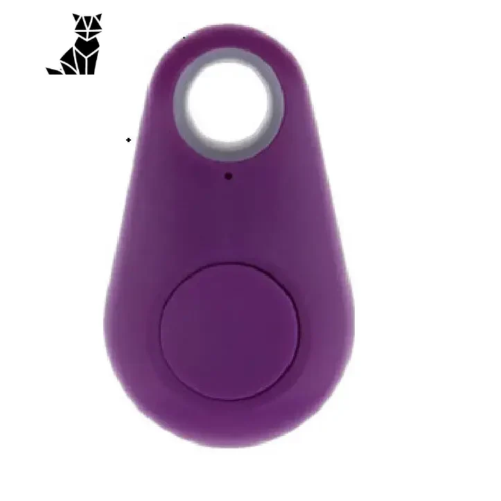 Localisateur d’animaux de compagnie Bluetooth en silicone violet pour un suivi en temps réel grâce à une technologie avancée