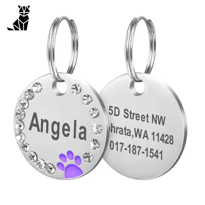 Médaille Personnalisable Pour Collier Chat Et Chien