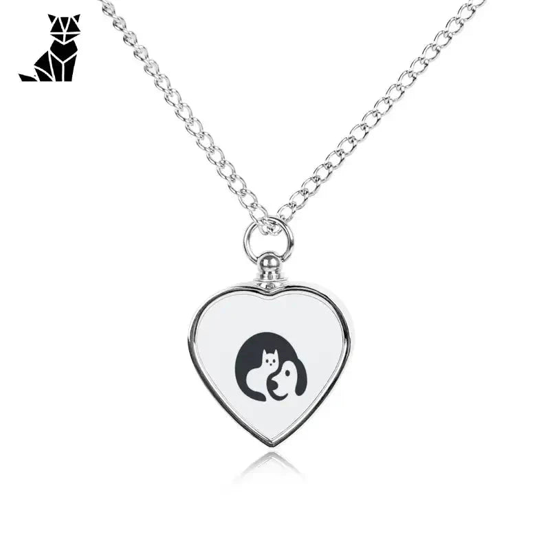 Collier en forme de cœur avec pendentif en forme de chat, souvenir personnalisé pour un souvenir tangible