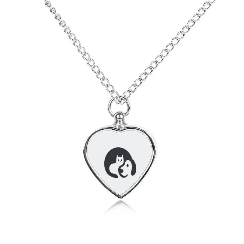 Collier en forme de cœur avec pendentif en forme de chat, souvenir personnalisé pour un souvenir tangible