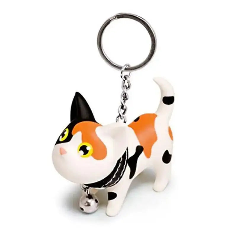 Porte-clefs Chat Avec Petite Clochette: Ne Perdez Plus Vos Clés! Calico